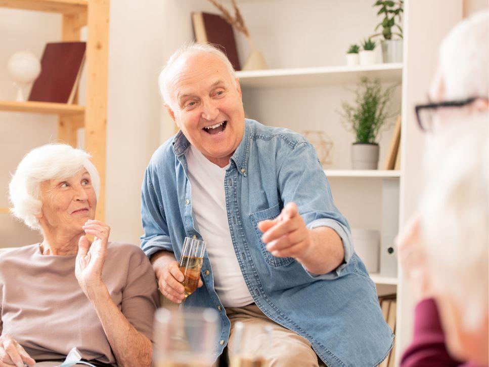 Living in a private seniors' residence