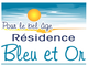 logo Résidence Bleu et Or