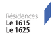 logo Résidences Le 1615 et Le 1625