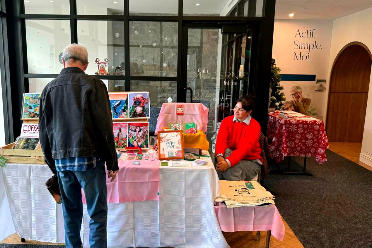 Lib Aylmer Christmas market